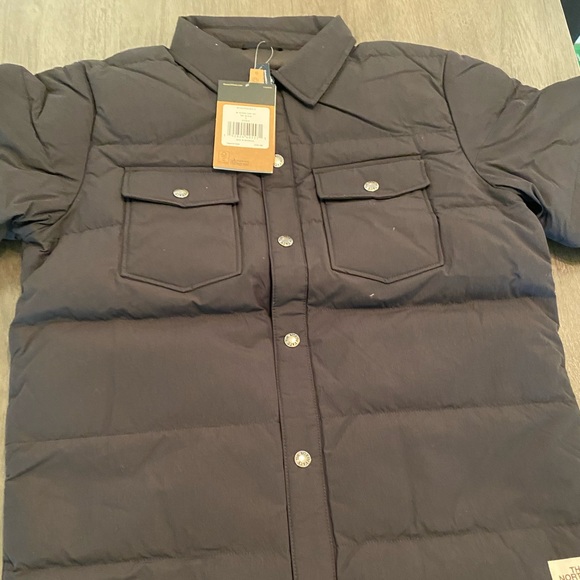 north face down sierra snap jacket